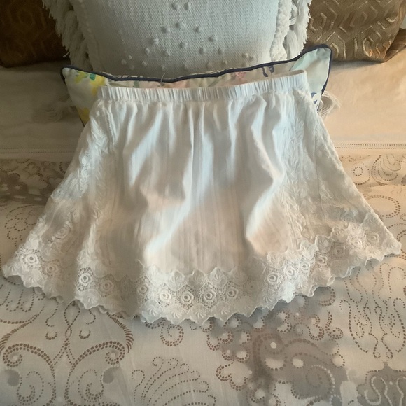 LoveShackFancy White Lace Mini Skirt - Picture 8 of 8